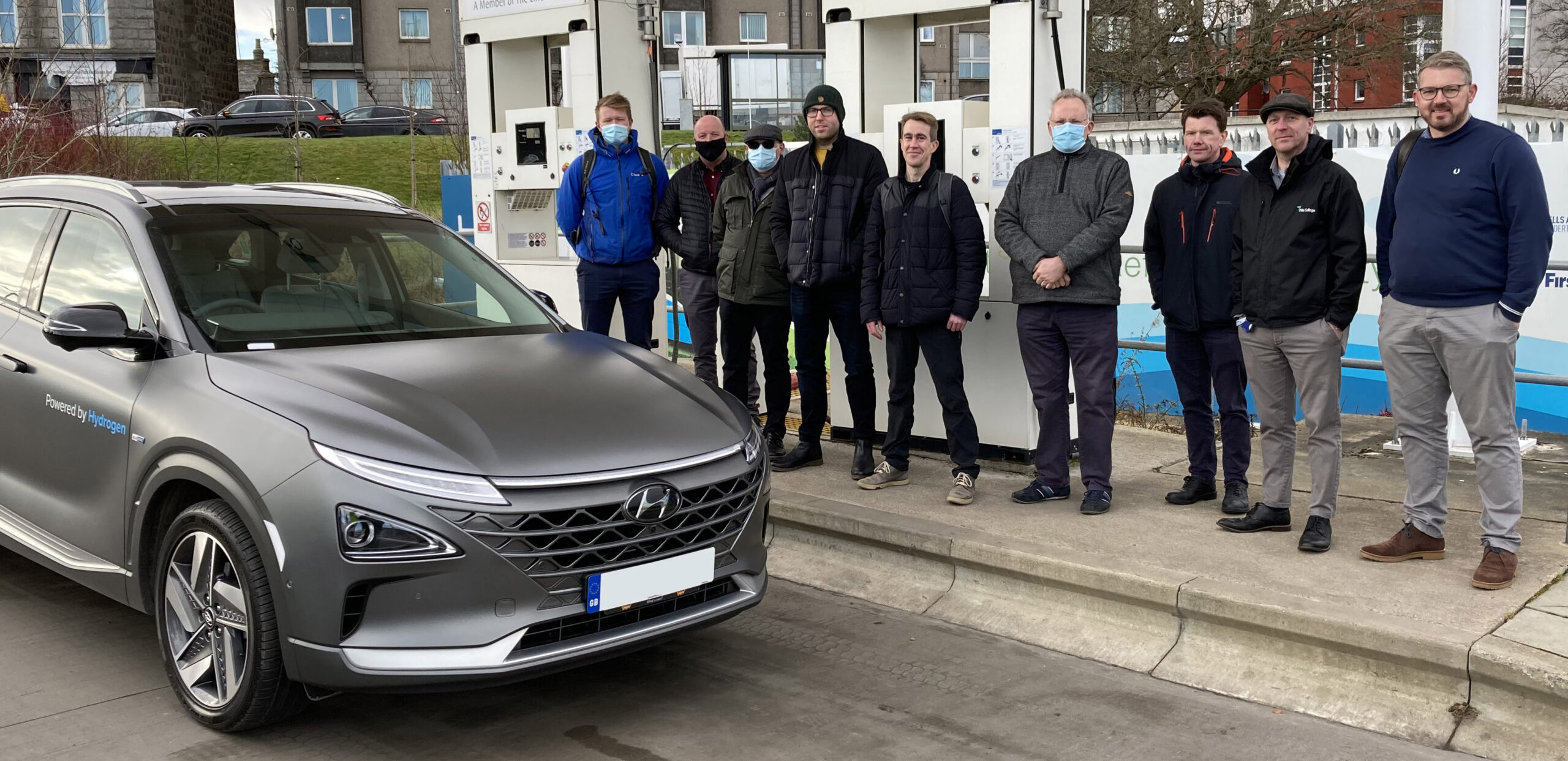 College staff visit Kittybrewster hydrogen refuelling station in Aberdeen